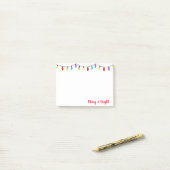 Post-it® Christmas Lights Publier les notes (Sur un bureau)
