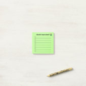 Post-it® Christmas List Post It Notes  (Sur un bureau)