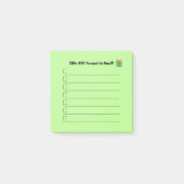 Post-it® Christmas List Post It Notes (Devant)