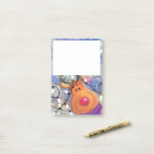 Post-it® Christmas Post it Notes avec Happy Reindeer (Sur un bureau)