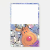 Post-it® Christmas Post it Notes avec Happy Reindeer (Devant)
