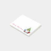 Post-it® Christmas Post it Notes Gnome avec cadeau (Incliné)