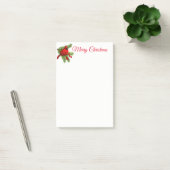 Post-it® Christmas Post it Notes Notepad-Cardinal Rouge (Bureau)