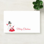 Post-it® Christmas Snowman Post It Notes (Bureau)