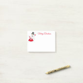 Post-it® Christmas Snowman Post It Notes (Sur un bureau)