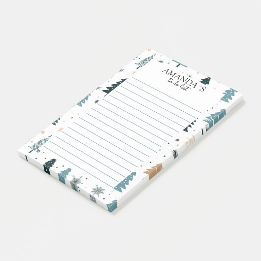 Post-it® Christmas Tree Pattern Notes (Incliné)