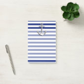 Post-it® Chrome Anchor on Navy Stripes (Bureau)