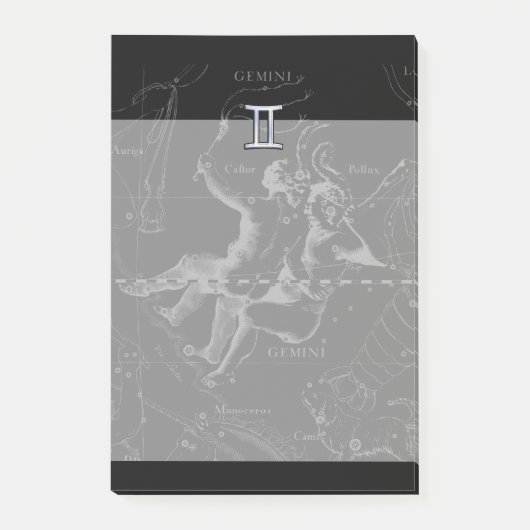 Post-it® Chrome comme Gemini Zodiac Symbole sur Hevelius (Devant)
