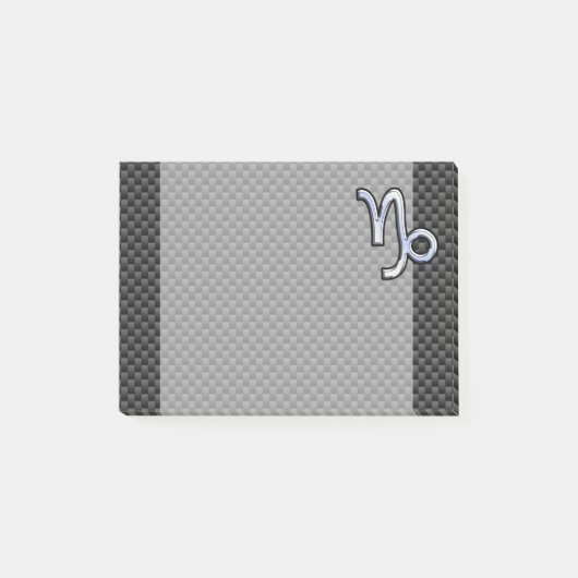 Post-it® Chrome d'argent comme Capricorn Symbole de fibre d (Devant)