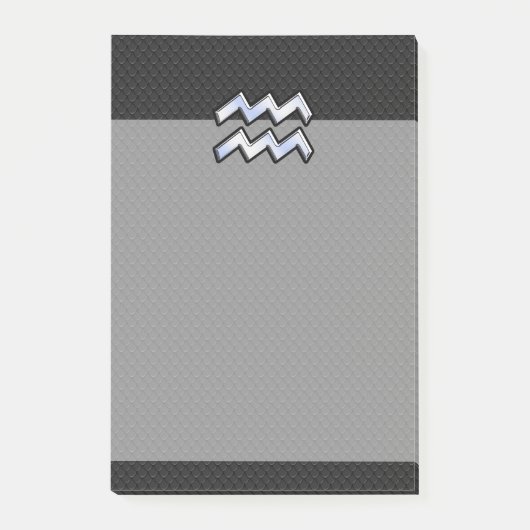 Post-it® Chrome moderne comme Aquarius Zodiac Connexion Sna (Devant)