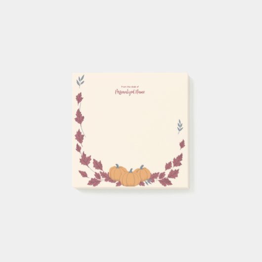 Post-it® Chuchotements d'automne (Devant)