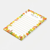 Post-it® Chute laisse sur des choses blanches à faire (Incliné)