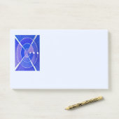 Post-it® Cible bleue (Sur un bureau)