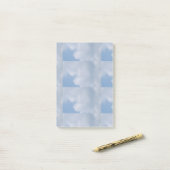 Post-it® Ciel bleu et nuage blanc (Sur un bureau)