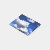 Post-it® Ciel bleu et nuages blancs (Incliné)