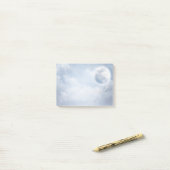 Post-it® Ciel bleu magique avec cygnes volants (Sur un bureau)