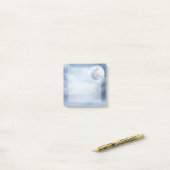 Post-it® Ciel bleu magique avec cygnes volants (Sur un bureau)