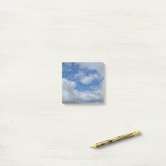 Post-it® Ciel bleu positif (Sur un bureau)