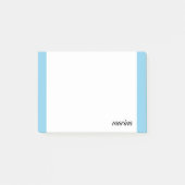 Post-it® Ciel Bleu Propre Nom Simple Professionnel  (Devant)