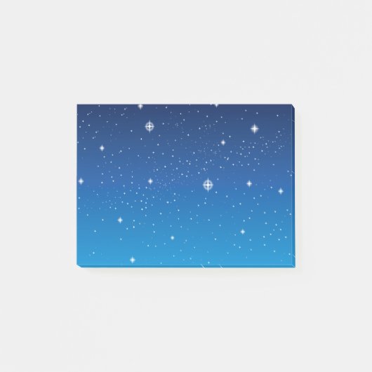 Post-it® Ciel nocturne étoilé bleu profond (Devant)