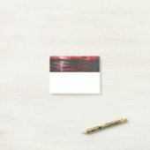 Post-it® Ciel rouge la nuit (Sur un bureau)