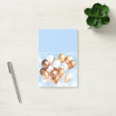 Post-it® Cieux Bleus Ballons Blancs Or (Bureau)
