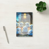 Post-it® Cimetière de nuit éffrayante mignonne Fantôme d'Ha (Bureau)