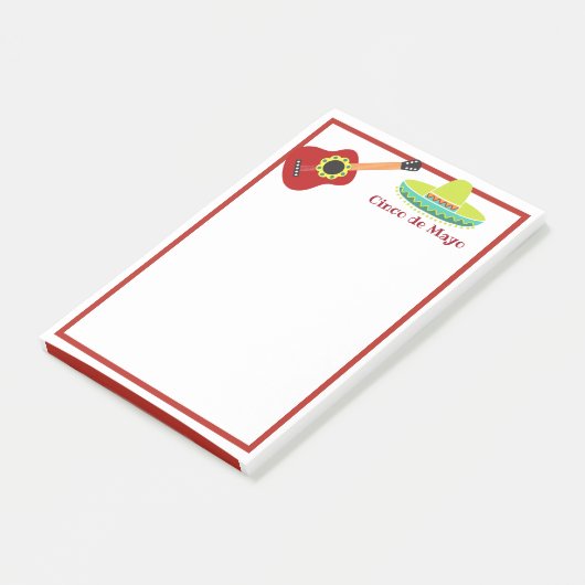 Post-it® Cinco de Mayo Celebration Post-It Notes (Incliné)