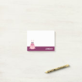 Post-it® Circonspect le porc (Sur un bureau)