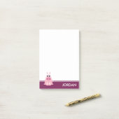 Post-it® Circonspect le porc (Sur un bureau)