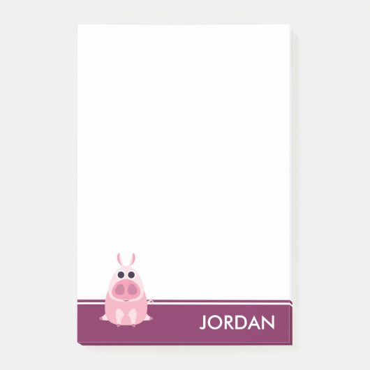 Post-it® Circonspect le porc (Devant)
