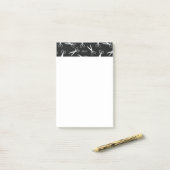 Post-it® Ciseaux argentés | Liste des cheveux | Monogramme  (Sur un bureau)