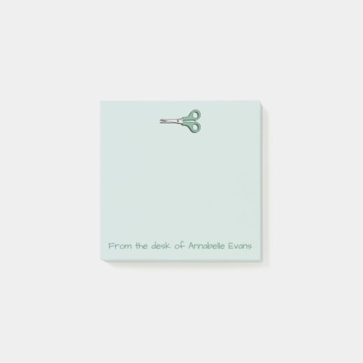 Post-it® Ciseaux verts (Devant)