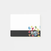 Post-it® Citation amusante de maths, le seul sujet qui comp (Devant)
