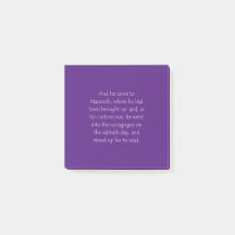 Citation de l'Écriture Luc 4 16