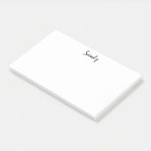 Post-it® Citation de nom personnalisée Citation d'image 10x (Incliné)