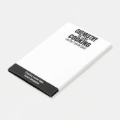 Post-it® Citation de professeur de chimie amusante (Incliné)