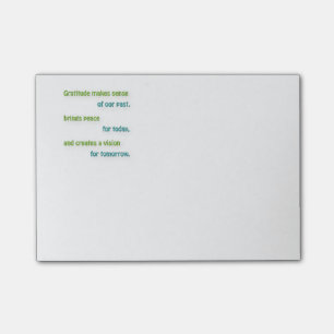 Post-it® Citation de remerciement - Gratitude fait sens de 