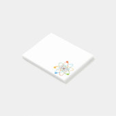 Post-it® Citation de science drôle UP AND ATOM (Incliné)