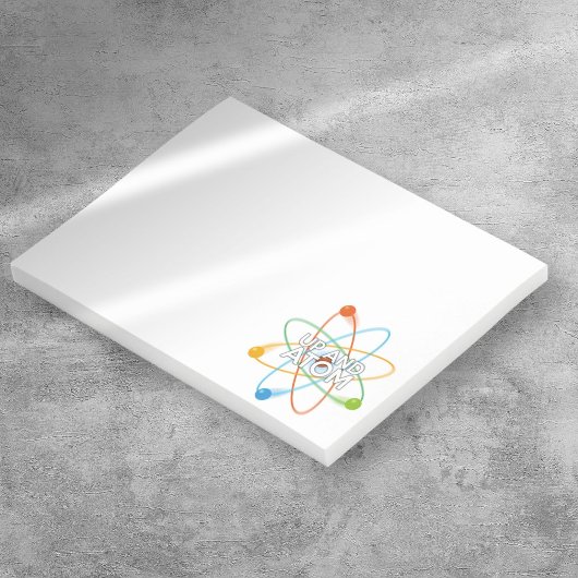 Post-it® Citation de science drôle UP AND ATOM