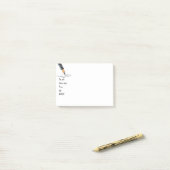 Post-it® Citation de travail amusant Je suis le patron (Sur un bureau)