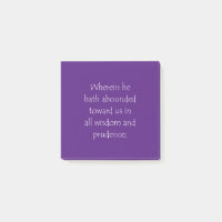 Citation d'écriture Ephésiens 1 8