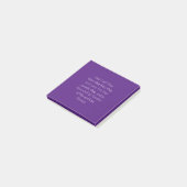 Post-it® Citation d'écriture Genèse 12 3 (Incliné)