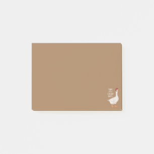 Post-it® Citation drôle de grosse poule Aujourd'hui, je sui