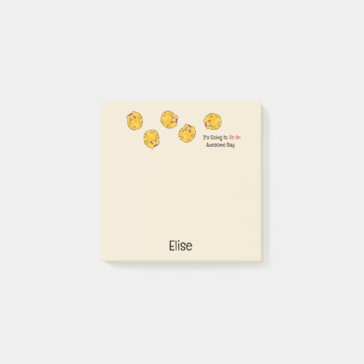 Post-it® Citation drôle de hamster de dessin animé mignon p (Devant)