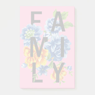 Post-it® Citation Floral Family