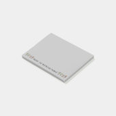 Post-it® Citation Inspirante d'Enseignant un Intellectuel B (Incliné)