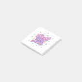 Post-it® Citation Lettre Bulle Colorée (Incliné)