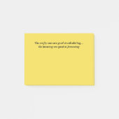 Post-it® Citation sage sur les notes collantes (Devant)