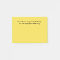 Citation sage sur les notes collantes